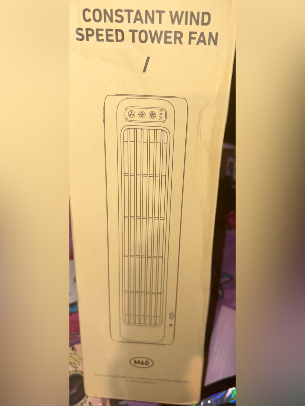 Tower Fan - White Home Accent Fan